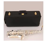 ZENGXUE Alto Saxophone Silvering Sax Alto Musical Instruments Professional Included Case Sax Beginners Kit