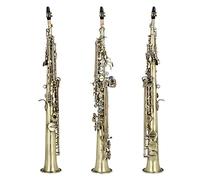 ZENGXUE Cyan Bronze Straight Bb Saxophone Lacquered Gold Carve Pattern Woodwind Instrument With Case Reed Sax Beginners Kit