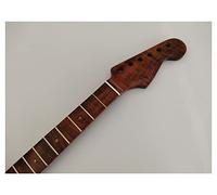 ZENGXUE Electric Guitar Neck 1pc Canadian Flame Maple Electric Guitar Neck 21 Frets Maple Fingerboard Gloss For ST Style