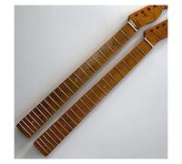 ZENGXUE Electric Guitar Neck 1Pc Maple Guitar Neck 21 Fret 25.5inch Fretboard Abalone Dots Inlay Gloss DIY