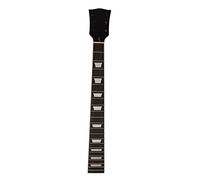 ZENGXUE Electric Guitar Neck 22 Fret Maple Wooden Guitar Neck Smooth Edge Rosewood Fretboard Electric Guitar Handle Parts (Color : Black)