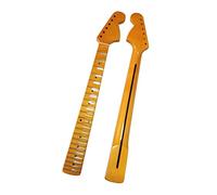 ZENGXUE Electric Guitar Neck 22 Frets Inlay Dots Concave Fingerboard Yellow Electric Guitar Neck Guitar Accessories Parts