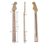 ZENGXUE Electric Guitar Neck Flame Maple Electric Guitar Neck ST Neck Canada Flame Maple Wood High Gloss Finish 21 Frets Yellow Color (Color : 3)