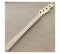 ZENGXUE Electric Guitar Neck Fretless Bass Guitar Neck 20 Fret 4 String Maple Fingerboard For TL Electreic Bass Neck