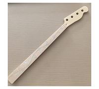 ZENGXUE Electric Guitar Neck Fretless Bass Guitar Neck 20 Fret 4 String Maple Fingerboard Vine Inlay Gloss For TL Electreic Bass Neck