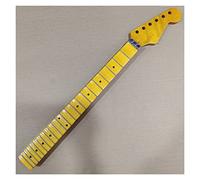ZENGXUE Electric Guitar Neck Full Scalloped Maple Electric Guitar Neck Replacement 22 Fret Maple Fingerboard Locking Nut