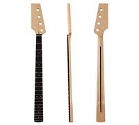 ZENGXUE Electric Guitar Neck Left Hand 4 Strings Electric Bass Guitar Neck 20 Frets Canada Maple Wood Neck