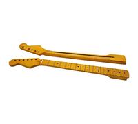 ZENGXUE Electric Guitar Neck Left Hand Maple Guitar Neck Yellow Color 21/22 Frets Guitar Neck For ST Guitar With Middle Line (Color : Left hand 22F)
