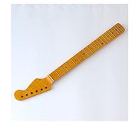 ZENGXUE Electric Guitar Neck Maple Electric Guitar Neck Maple Wood High 21 Frets For ST Guitar Yellow Color Neck (Color : 21 frets yellow)