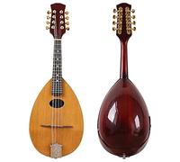 ZENGXUE Hand-made Solid Spruce Wood Mandolin 31 Inch Wood Spruce Top 8 String Mandolin Guitar Mandolin Musical Instrument (Color : 03)