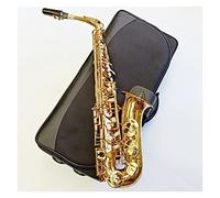 ZENGXUE Professional Alto Drop E Saxophone Gold Alto Saxophone With Band Mouth Piece Reed Sax Beginners Kit