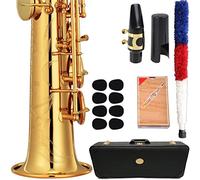 ZENGXUE Saxophone 82Z Professional Sax Custom Black Lacquer Single Piece Straight Mouthpiece Reeds Case Sax Beginners Kit (Color : Gold)