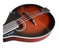 ZENGXUE Spruce Panel Round Hole Burgundy 8 String Mandolin With 7 Piece Accessories Western Musical Instrument Mandolin Musical Instrument (Color : Crimson)