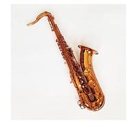 ZENGXUE Tenor Saxophone Coffee Color Copper B-flat Tenor Sax Retro Bronze Mouthpiece Sax Beginners Kit