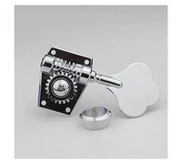 ZENGXUE Tuner Machine Head 1 Right Hand Open Gear Rear Lock Chord Bass Tuners Tuning Keys 22: 1 Chrome (Color : 4 PCS Right)
