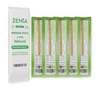 Zenia Natural Miswak Toothbrush (Extra Thin Sticks) - Vacuum Sealed Natural Flavor - for Healthy Gums & Teeth (Pack of 5)