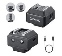 ZENIKO T1 2.4G Wireless Mini Flash Trigger for Canon Nikon Sony DSLR Cameras Wireless Flash Trigger Transmitter and Receiver for Camera Flashes，Tiny Trigger,Full Light Control