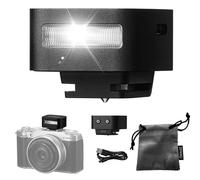 Zeniko ZF04 Mini Camera Flash Speedlite 2 Power Levels, 372 Flashes at Full Power CCT 6500k ±200k with Universal Hot Shoe Mount,3s Fast Recycling for Sony/Canon/Nikon DSLR (Black, ZF04)