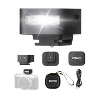 ZENIKO ZF08 Camera Flash - 440 Full Power Flashes/GN16/Type-C Charge/470mAh/3s Recycle Time/5 Power Levels/Mini Flash Compatible with Sony ZV-E10 ZV1 a7CII a7IV Ricoh GR III Fuji XM5 Canon R8 (Black)