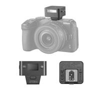 ZENIKO ZT08 Mini On-Camera TTL Flash for Nikon, Portable Camera Speedlite with Auto Flash Control, OLED Display, 28mm Wide Angle Light, Rechargeable Hot Shoe Flash for DSLR Mirrorless Cameras(Black)