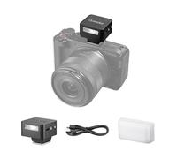 ZENIKO ZT08 Mini On-Camera TTL Flash, Portable Speedlite with Auto Flash Control, OLED Display, 28mm Wide Angle Light, Rechargeable Hot Shoe Flash for R50, R50V, PowerShot V1, R3, R6 II, R8, R7, R10