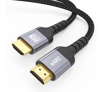 ZeniKon 8K HDMI ARC/eARC Cable for Soundbar to TV 3FT, eARC HDMI Cable 2.1 48Gbps Ultra High Speed HDMI Cord Dolby Atmos 8K@60Hz, 4K@120Hz HDR 3D HDCP2.3&2.3 for Vizio Sono Samsung Bose Sound bar