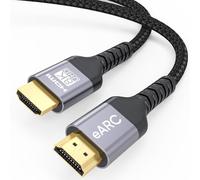 ZeniKon HDMI Cable ARC/eARC 8K Soundbar to TV 1.1M HDMI Cable eARC 2.1 48Gbps Ultra High Speed Dolby Atmos 8K@60Hz, 4K@120Hz HDR 3D HDCP2.3 and 2.3 for Vizio Sono Soundbar