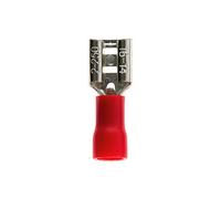 Zenitech -10 x Red Terminals 6.3 mm Female Clips