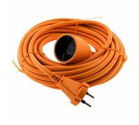 Zenitech 192201 10m 2x1.5 mm² Orange Garden Extension Cord