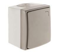 Orok Waterproof Push Button IP55 Grey Zenitech