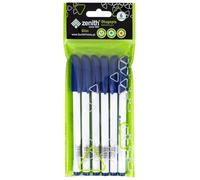 Zenith Ballpoint Ballpoint Ballpoint Pen Blue, 0.5 mm, Economical, Light Writing, 6 pcs, Model Gliss