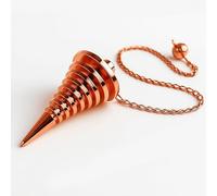 Zenith Gaia Copper Pendulum for Fortune Telling - Metal Pendulum Esoteric - Copper Pendulum for Meditation - Pendulum for Energetic Work and Healing - Pendulum Bronze - Ideal for Beginners and