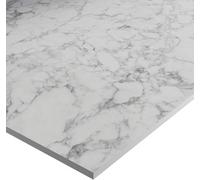 Zenith Kitchen Splashback - Marmo Bianco - 3000mm X 600mm X 9mm