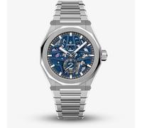 ZENITH Mens Defy Skyline Blue Skeleton Dial Stainless Steel Bracelet Watch 03.9300.3620/79.I001