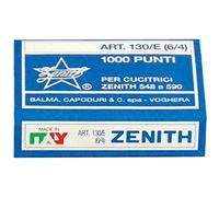 Zenith Universal Points 130/E (6/4), 10000 staples, Metal, Lacquered, 47mm Neck Depth, for Office Work, Document Binding, Code 130/E, 1000 staples included, 548/E Body and Mechanism