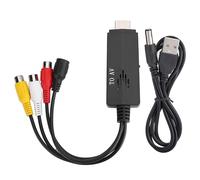 ZenithAur 1080P Video Converter, HDMI to AV for TV DVD, Audio Video Composite Adapter transmits signal from Laptop, PC, to an older Television or Monitor