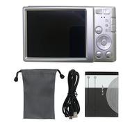 ZenithAur 16X Digital Zoom Camera, 4K 44MP, Shock Proof Design, 2.8in LCD Screen, Compact Vlogging Camera for Kids, Great Treat for Young Photographers (Silver)