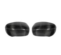 ZenithAur 2Pc 300 4 Door Carbon Fiber Side Mirror Covers | 3K twill weave carbon fiber, gloss clear coat against sun fading, left and right exterior housing pair