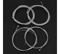 ZenithAur 4 String Bass Strings set made with a steel and alloy blend, a complete pack of Electric Bass Guitar Strings for standard scale basses, a common Bass Strings Replacement