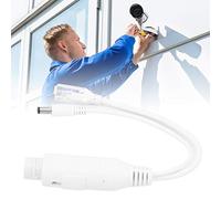 ZenithAur 48V to 12V POE Adapter, weatherproof Power Supply Module with POE Splitter and Connector Cable, Includes Rainproof Cover Kit for Outdoor and Indoor Use