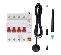 ZenithAur 4P 63A Circuit Breaker AC400V 6000A Breaking Capacity with Zigbee Smart Control, Energy Monitoring and Timer for Industrial Power Distribution