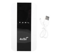 ZenithAur 5G Mobile Hotspot Portable WiFi for Travel with Intelligent Chip, 12 Hour Usage from 3000mAh Battery, SIM Card Slot, Supports 10 Devices for Home (US Version)