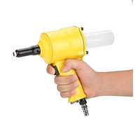 ZenithAur Air Riveter Tool with Long Stroke for Deeper Riveting, Ergonomic Industrial Rivet Gun for Decoration, Container, and Electric Appliance Assembly