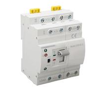 ZenithAur ATS Transfer Changeover Switch 63A 4P, PC Grade Dual Power Automatic Transfer Switch with 690VAC Insulation Voltage for Industrial Power Management