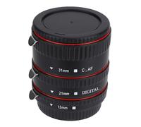 ZenithAur Auto Focus Macro Extension Tube Set, Including Lens Adapter Rings Set for Enhanced Macro Photography, Compatible with EF Mount, With 3 Size Tubes