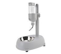 ZenithAur Automatic Pet Water Feeder with No Drip Spout, a Multifunctional Pet Water Bowl with Food Station and an Adjustable Height Dog Cat Bowl for All Pet Sizes