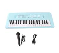 ZenithAur Beginner Piano Keyboard, 37 Key Electronic Piano for Kids, Children Music Instrument with Demo Songs & Rhythms (Blue)
