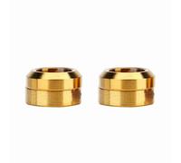 ZenithAur Bike Caliper Spacer Gasket, 4 Piece Set, functions as a Concave Convex Brake Washers for improved alignment and serves as a Disc Brake Caliper Spacer for (Gold)