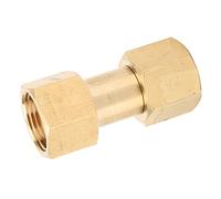 ZenithAur Brass Cylinder Adaptors, CO2 Tank to Argon Regulator CGA - 320 to CGA - 580 Adapter with 1/4 NPT Accessory