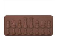 ZenithAur Chess Piece Fondant Mold for Themed Cakes, This Silicone Wax Melt Baking Tray Doubles as a Cake Topper Decoration Mold for Birthday or Party Treats